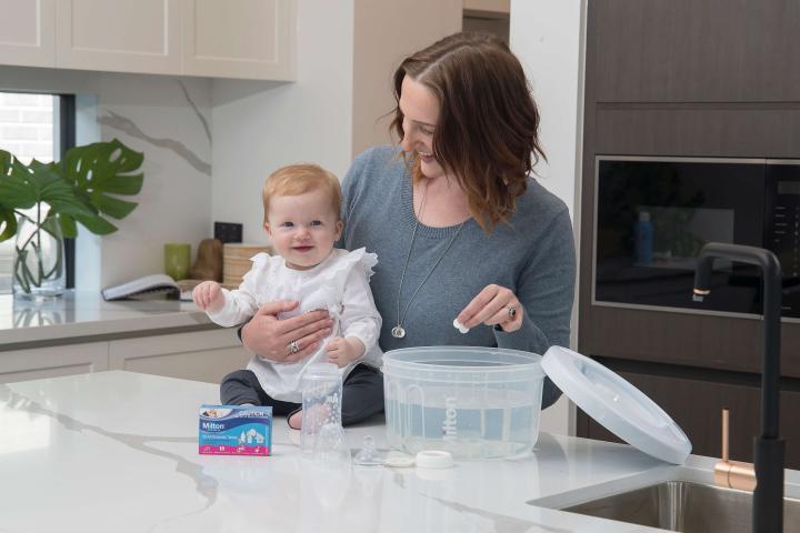 Why it’s important to sterilise your baby’s bottles until they’re one